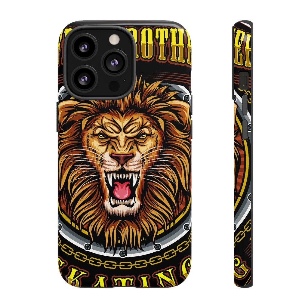 Lion King Tough Cases Phone Case — Fierce Roaring Lion Design, Protective Shockproof Cover