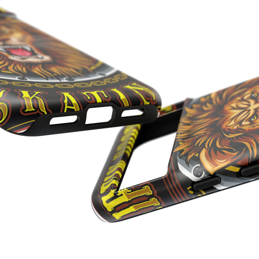 Lion King Tough Cases Phone Case — Fierce Roaring Lion Design, Protective Shockproof Cover