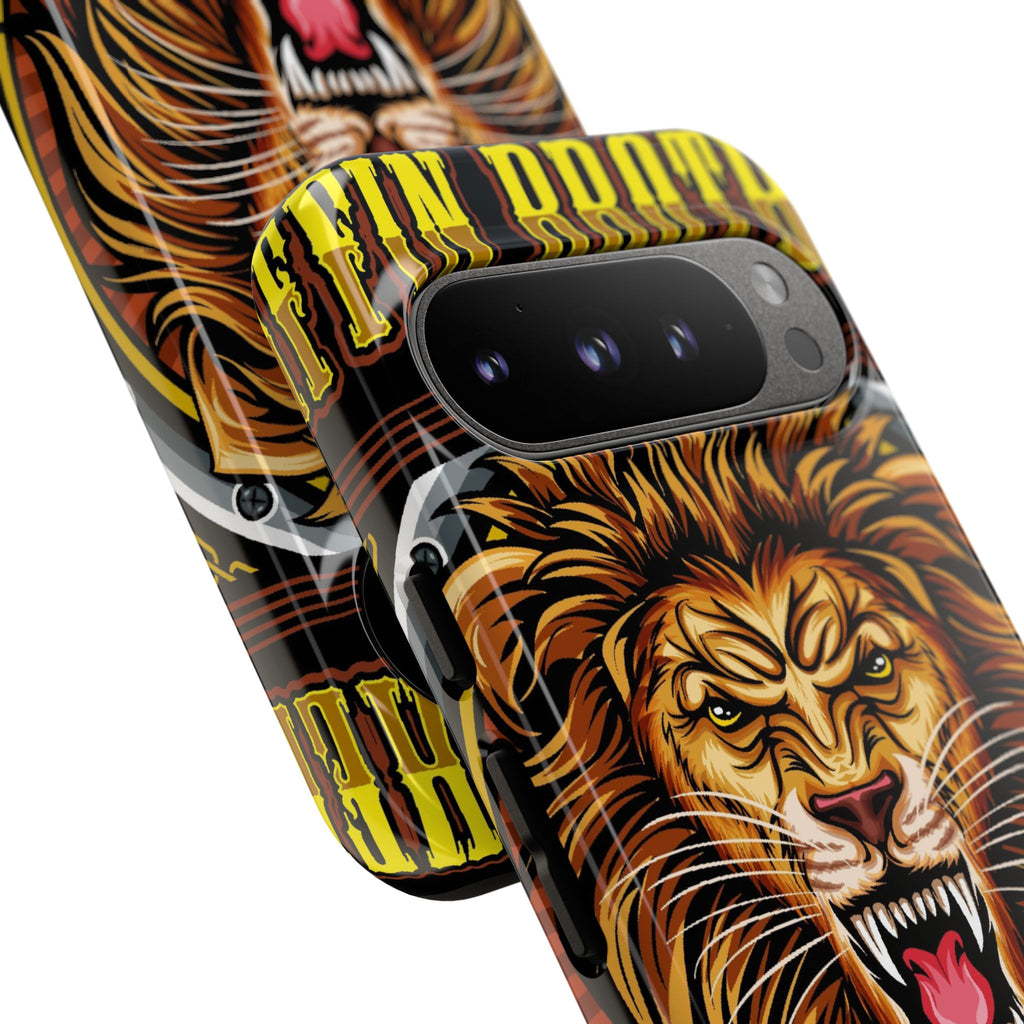 Lion King Tough Cases Phone Case — Fierce Roaring Lion Design, Protective Shockproof Cover