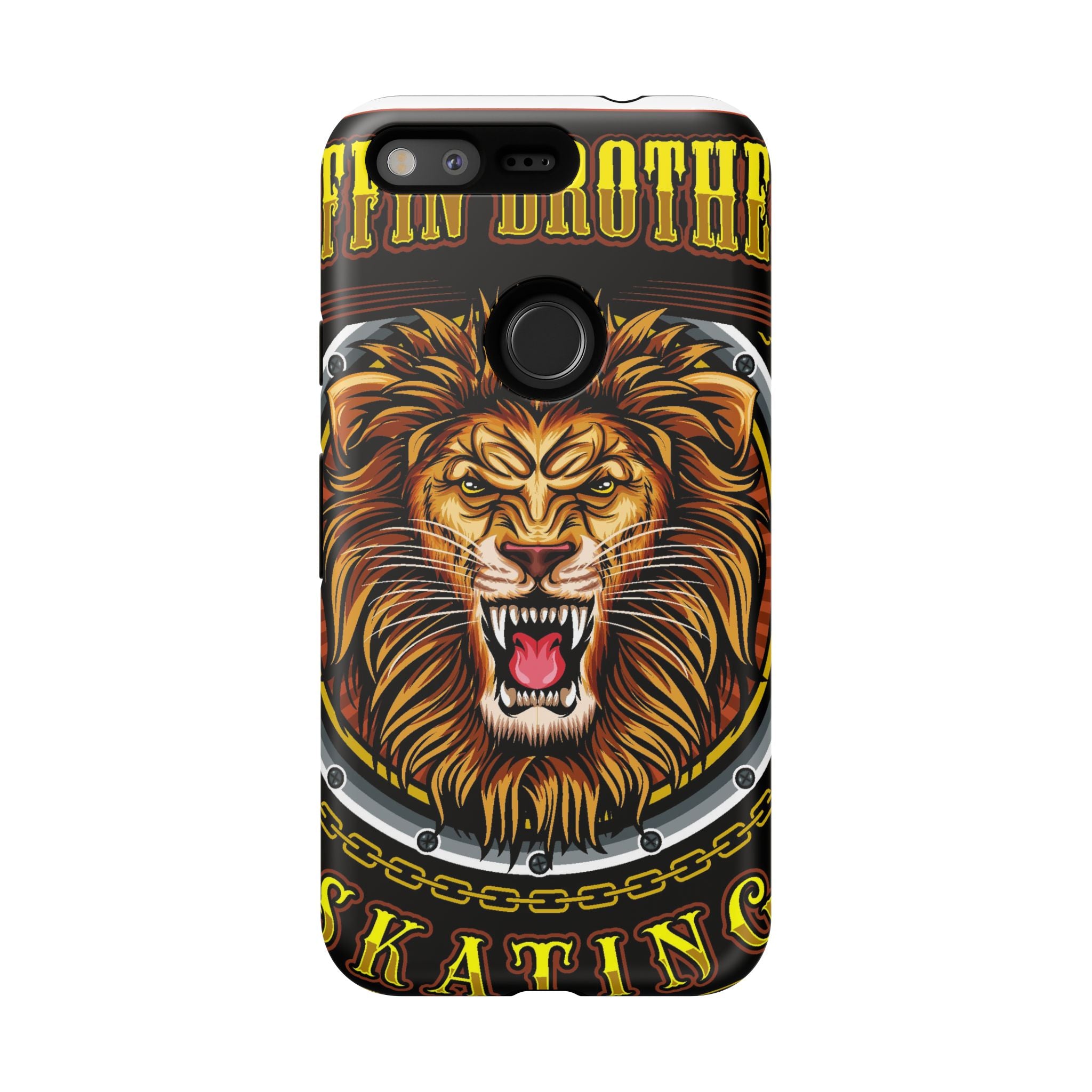 Lion King Tough Cases Phone Case — Fierce Roaring Lion Design, Protective Shockproof Cover