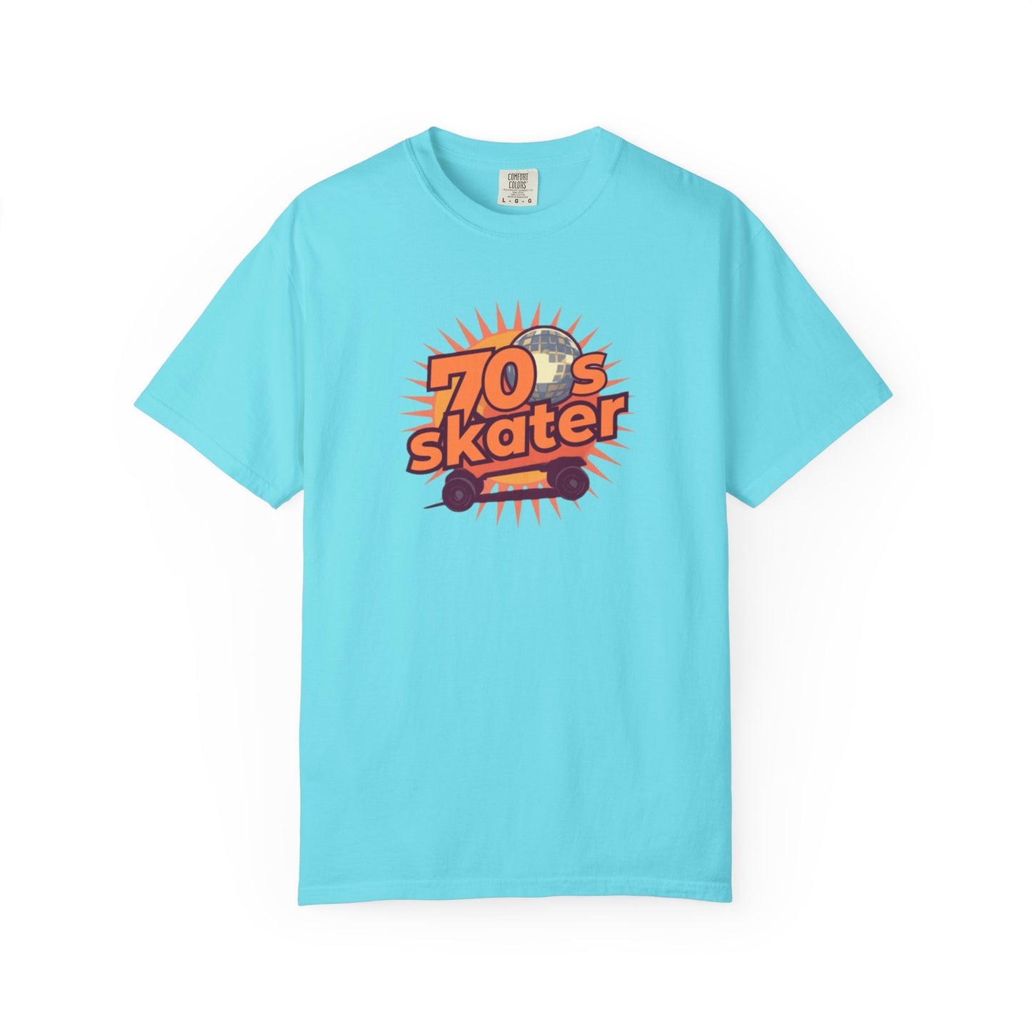 70s Skater T-Shirt — Retro Roller Skate Graphic Tee