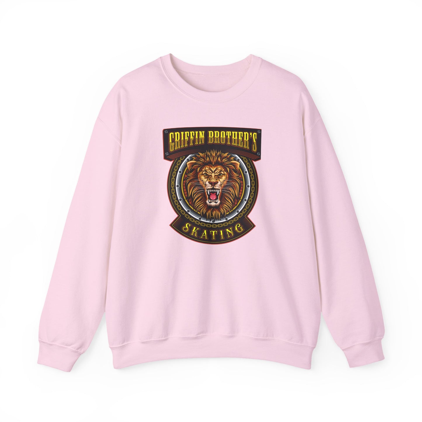 Griffin Brothers Skating Lion Crewneck Sweatshirt