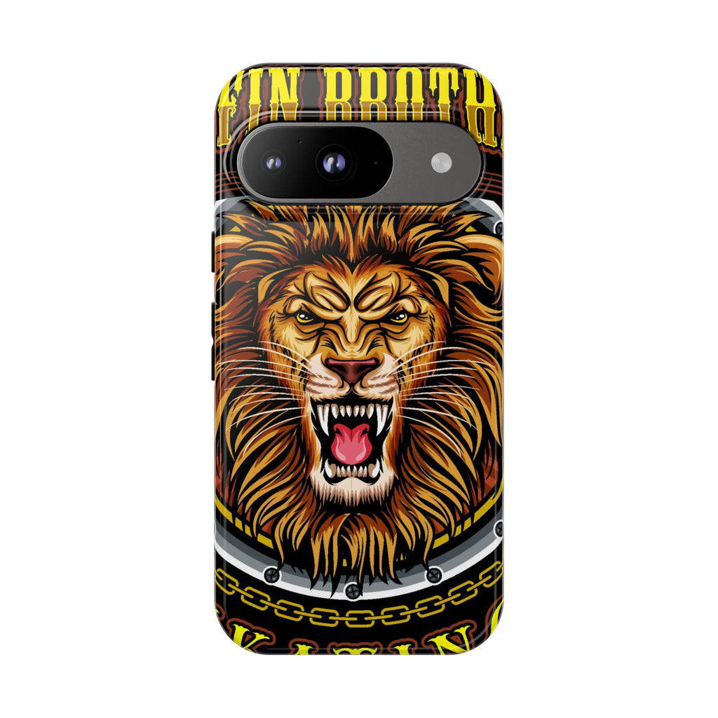 Lion King Tough Cases Phone Case — Fierce Roaring Lion Design, Protective Shockproof Cover