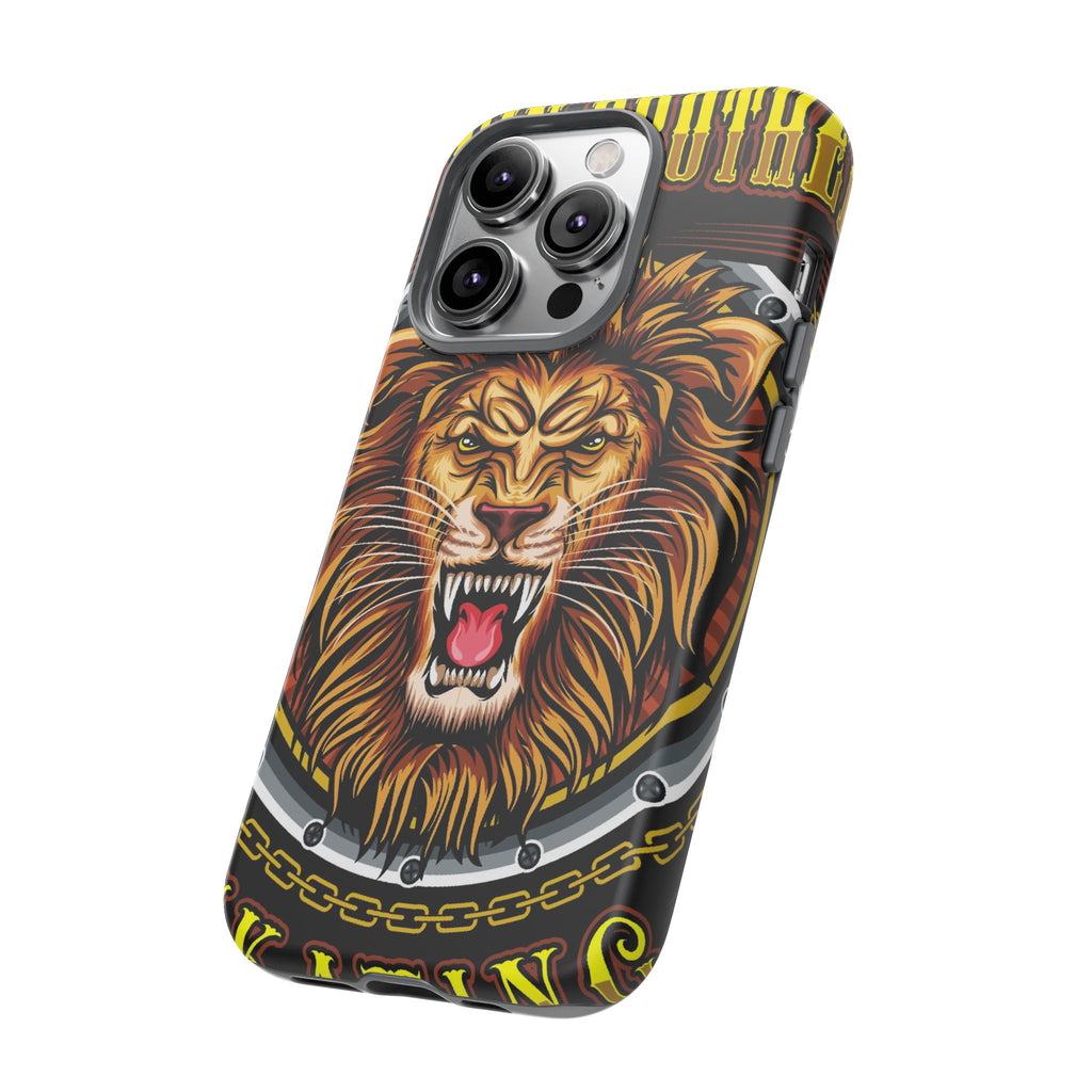 Lion King Tough Cases Phone Case — Fierce Roaring Lion Design, Protective Shockproof Cover