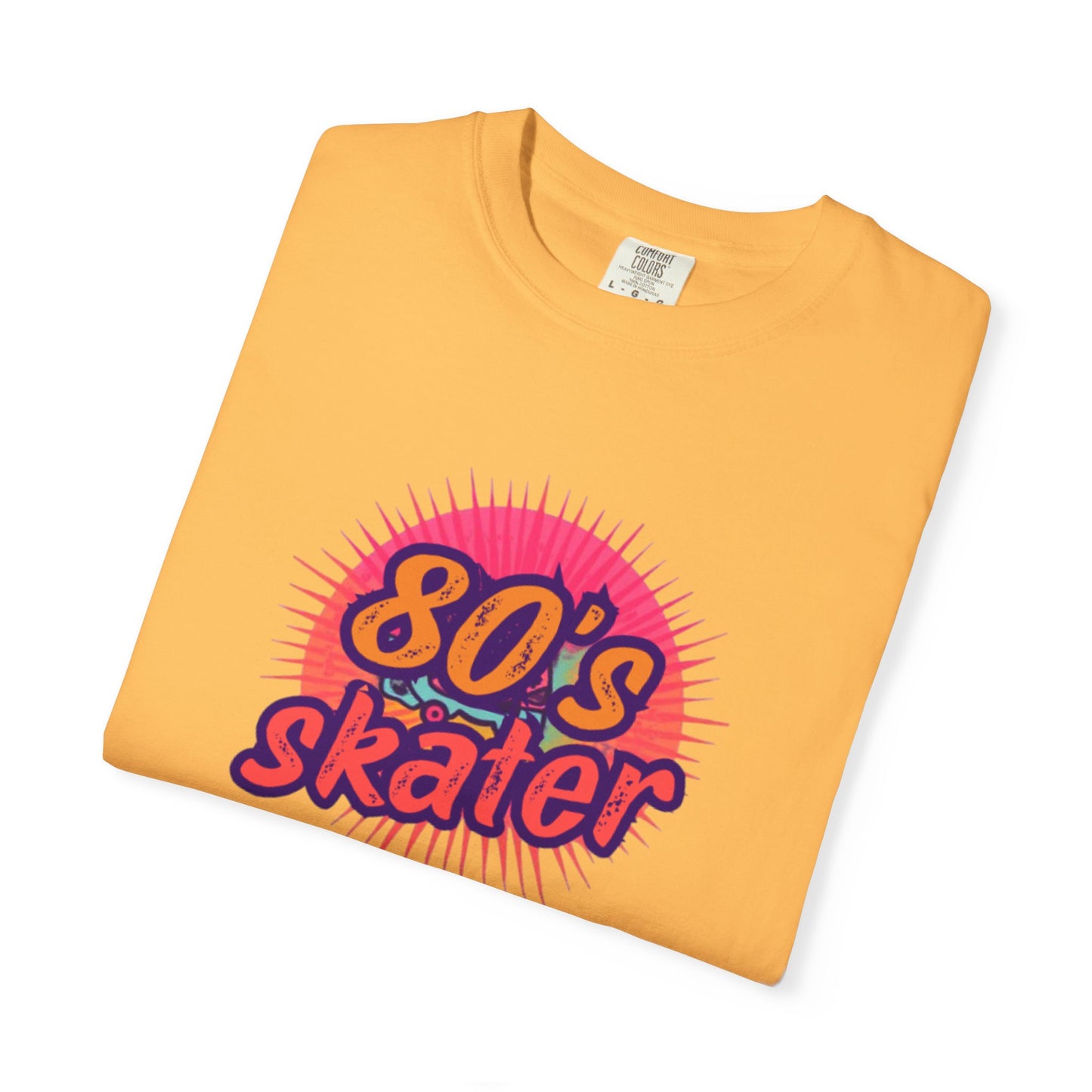80's Skater T-Shirt — Retro Neon Skateboard Tee