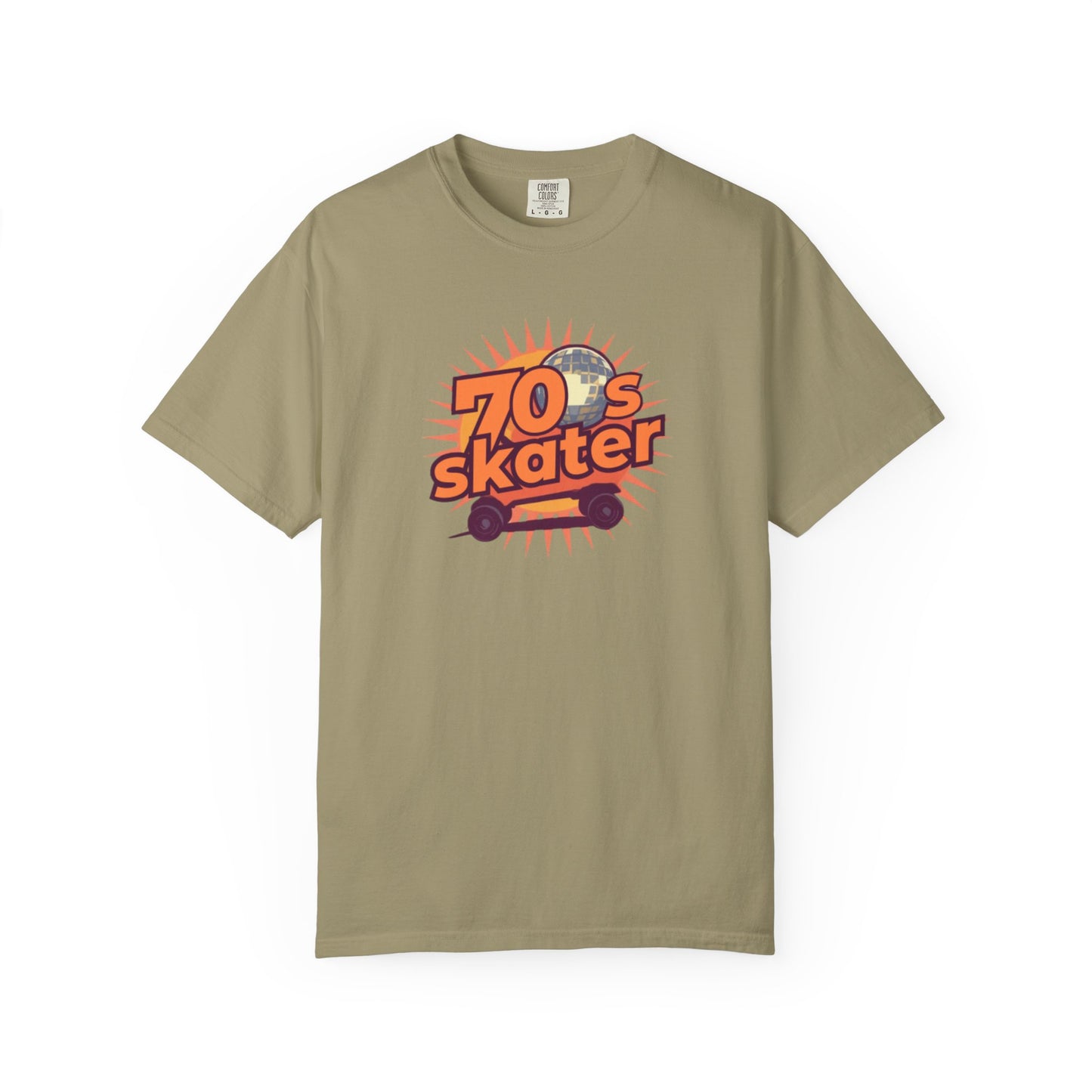70s Skater T-Shirt — Retro Roller Skate Graphic Tee