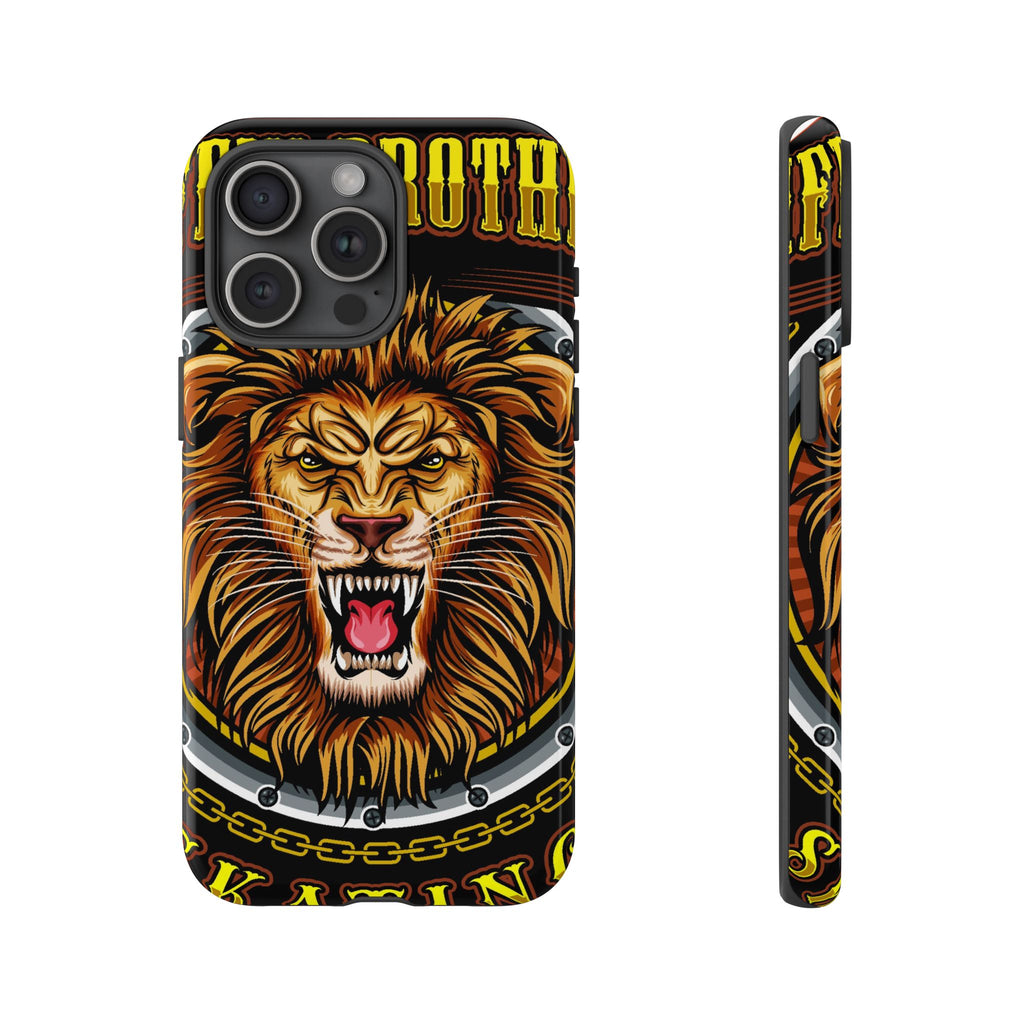 Lion King Tough Cases Phone Case — Fierce Roaring Lion Design, Protective Shockproof Cover