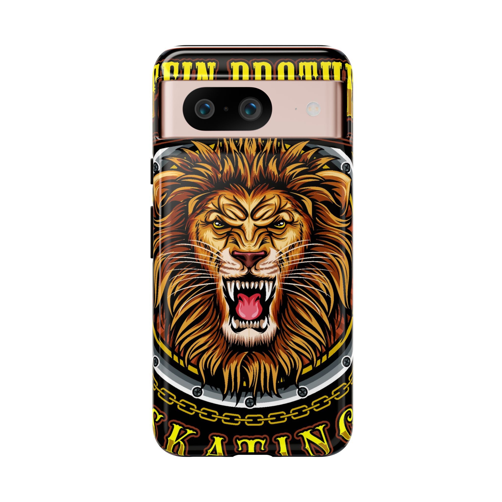 Lion King Tough Cases Phone Case — Fierce Roaring Lion Design, Protective Shockproof Cover