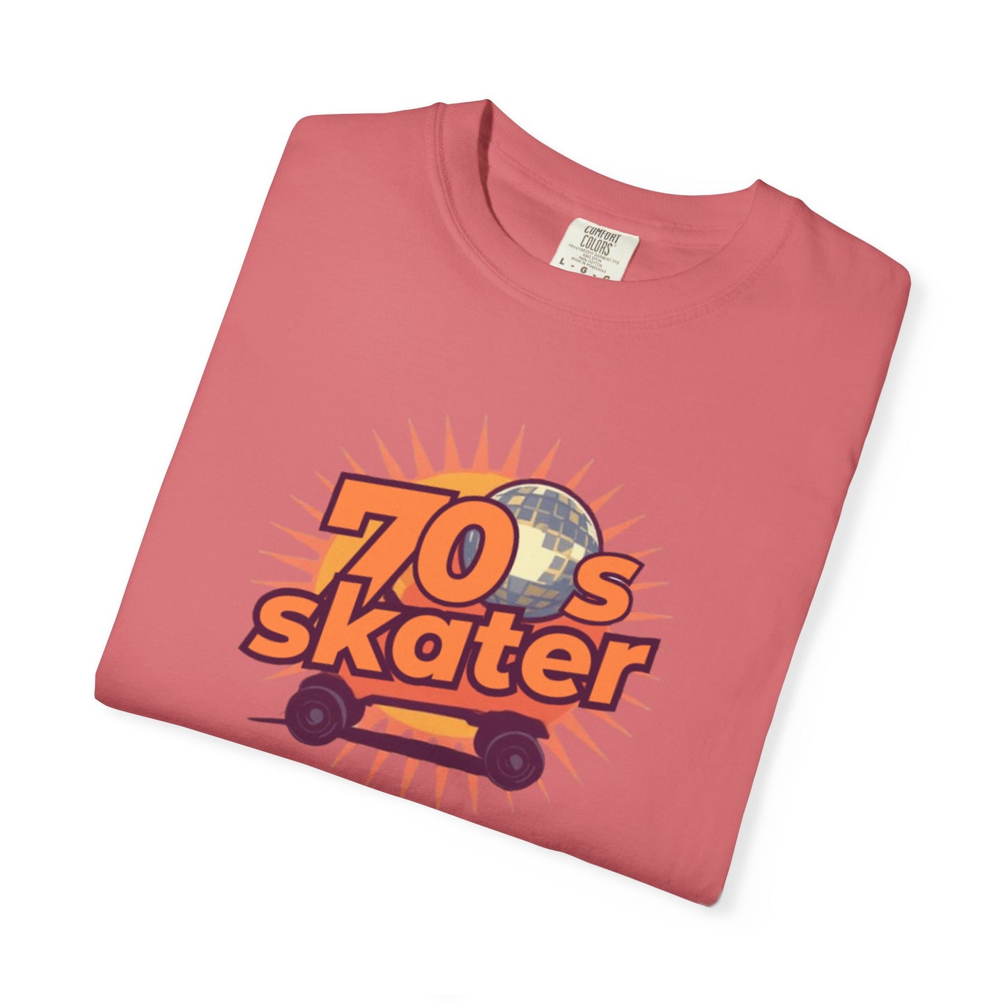 70s Skater T-Shirt — Retro Roller Skate Graphic Tee