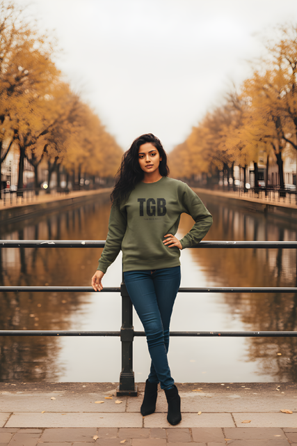 Exclusive Griffin Brothers TGB Crewneck Embroidery Sweatshirt