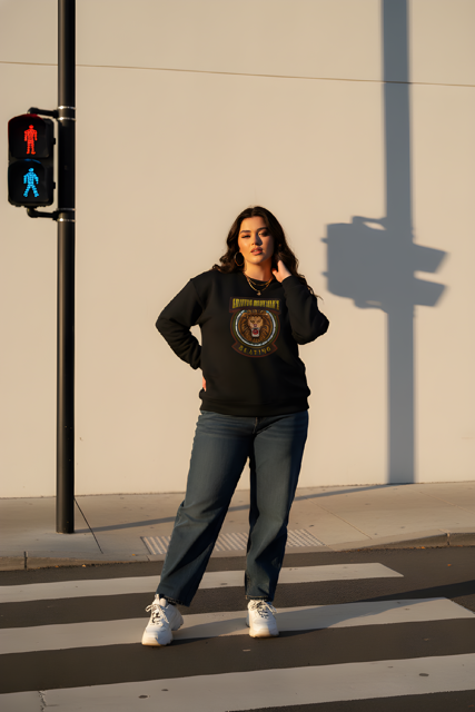 Griffin Brothers Skating Lion Crewneck Sweatshirt